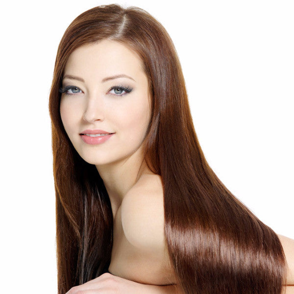 Indian Remy Chestnut Brown Clip-In Human Hair Extensions