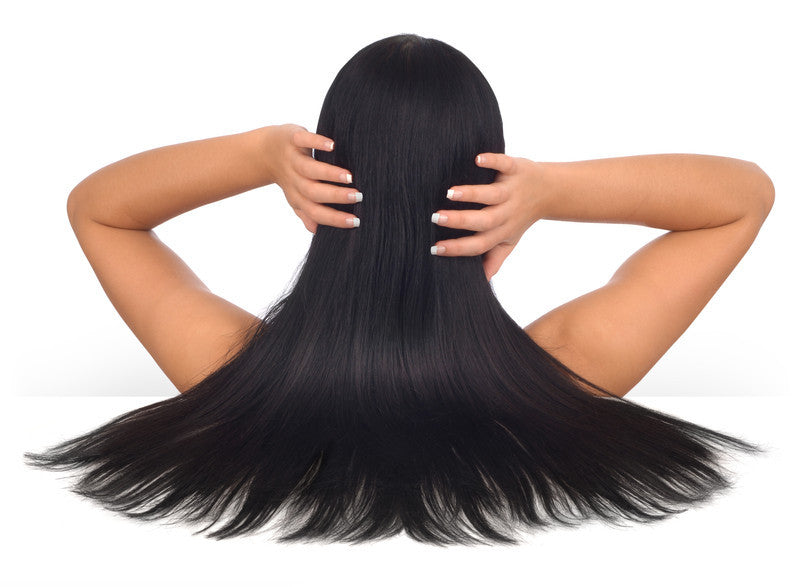 Indian Remy Jet Black Clip-in Human Hair Extensions